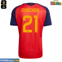 Spanien Mikel Oyarzabal #21 Heimtrikot WM 2026 Kurzarm
